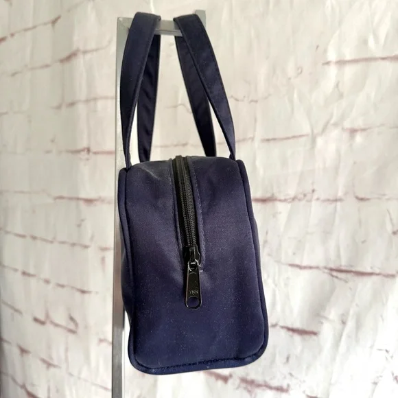 KATE SPADE NEW YORK Navy Nylon 7” Mini Satchel Tote Bag Y2K 90’s Purse Vintage - Picture 12 of 15